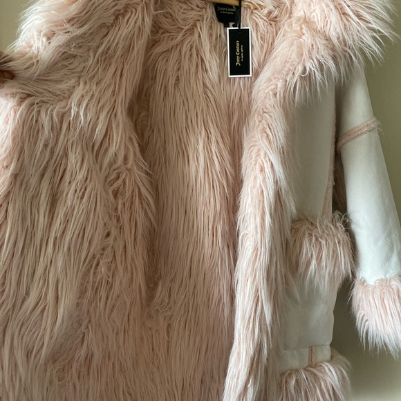 Juicy Couture Long Faux Coat - Picture 5 of 7